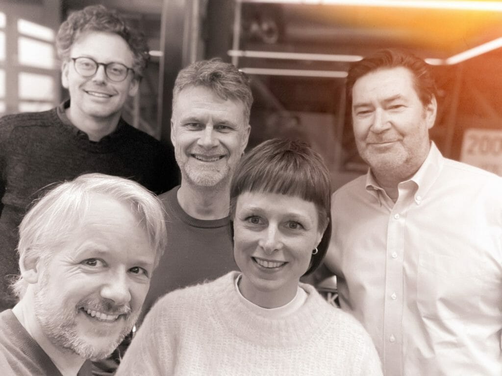 Andreas, Christoph, Marcel, Dagmar und Timo im Selfie